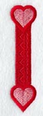 Valentine letter I - 5 inch