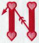 Valentine letter N - 5 inch