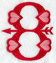 Valentine number 8 - 5 inch