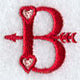 Valentine Letter B - 5 inch