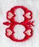 Valentine number 8 - 5 inch