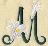 Easter Lily Letter M - 5 inch