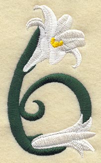 Easter Lily Number 6 - 5 inch