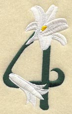 Easter Lily Number 4 - 5 inch