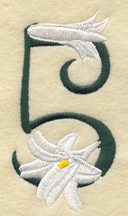 Easter Lily Number 5 - 5 inch