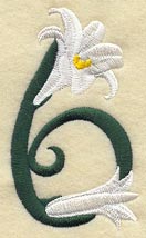 Easter Lily Number 6 - 5 inch