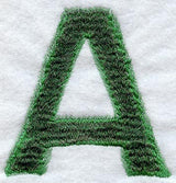 Plush Letter A - 5 inch