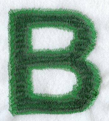Plush Letter B - 5 inch