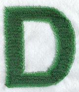 Plush Letter D - 5 inch