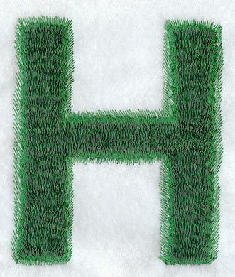 Plush Letter H - 5 inch