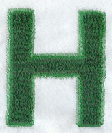 Plush Letter H - 5 inch