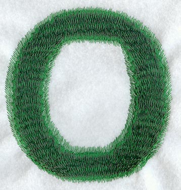 Plush Letter O - 5 inch