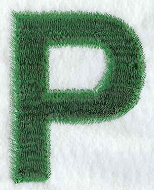 Plush Letter P - 5 inch
