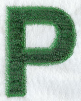 Plush Letter P - 5 inch