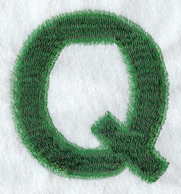 Plush Letter Q - 5 inch