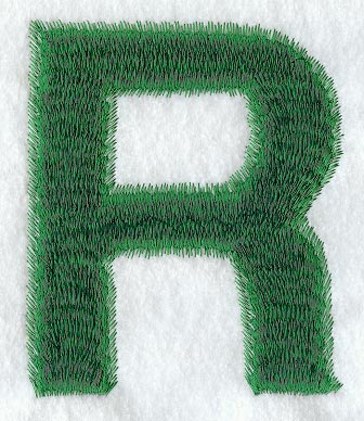 Plush Letter R - 5 inch