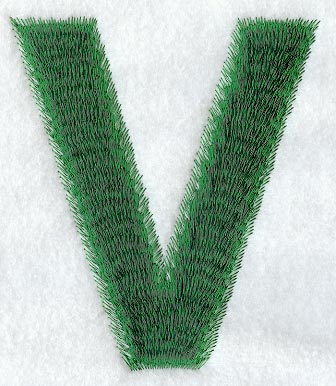 Plush Letter V - 5 inch