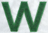 Plush Letter W - 5 inch