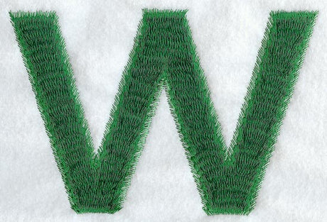 Plush Letter W - 5 inch