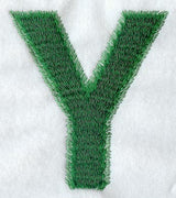 Plush Letter Y - 5 inch