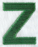 Plush Letter Z - 5 inch
