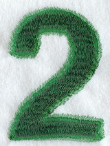 Plush Number 2 - 5 inch