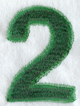 Plush Number 2 - 5 inch