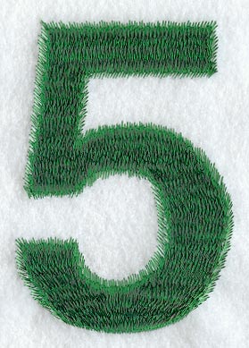 Plush Number 5 - 5 inch