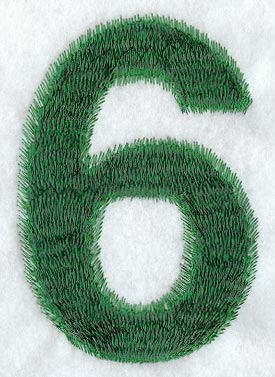 Plush Number 6 - 5 inch