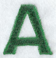Plush Letter A - 5 inch