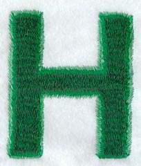 Plush Letter H - 5 inch