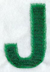 Plush Letter J - 5 inch