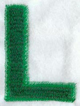 Plush Letter L - 5 inch