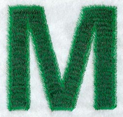 Plush Letter M - 5 inch