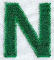 Plush Letter N - 5 inch