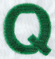 Plush Letter Q - 5 inch