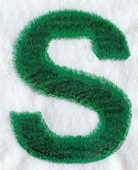 Plush Letter S - 5 inch