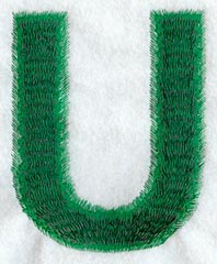 Plush Letter U - 5 inch