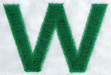 Plush Letter W - 5 inch