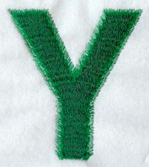 Plush Letter Y - 5 inch