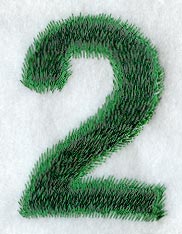 Plush Number 2 - 5 inch