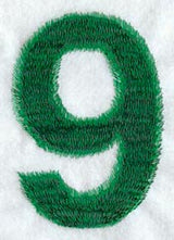 Plush Number 9 - 5 inch