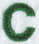 Plush Letter C - 5 inch
