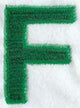 Plush Letter F - 5 inch