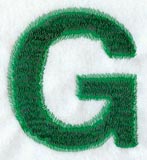 Plush Letter G - 5 inch