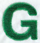 Plush Letter G - 5 inch