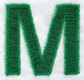 Plush Letter M - 5 inch