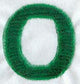 Plush Letter O - 5 inch