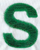 Plush Letter S - 5 inch