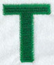 Plush Letter T - 5 inch